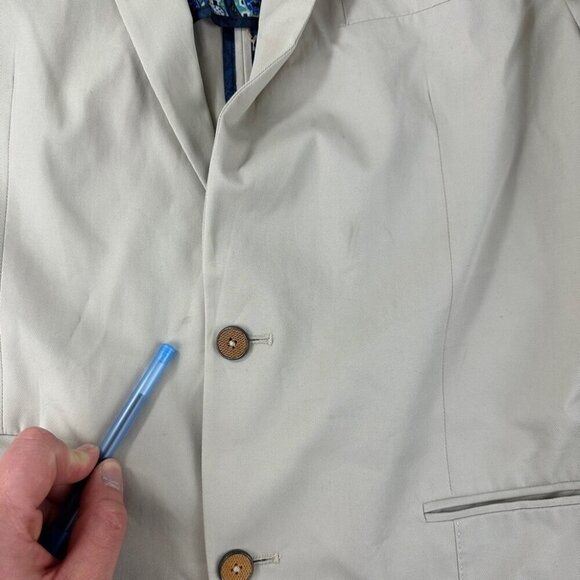 Robert Graham Tan Classic Fit Blazer Men’s Size 42 - Picture 11 of 15